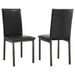 Garza Upholstered Dining Chairs Black (Set of 2) image