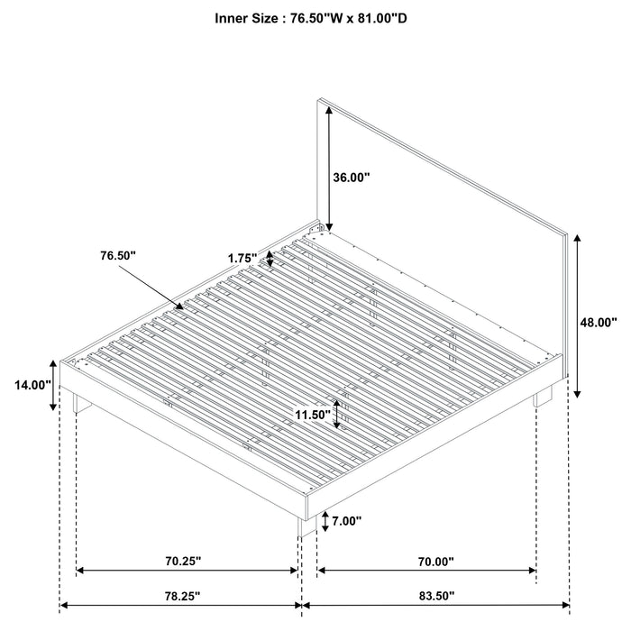 Glenwood Panel Platform Bed