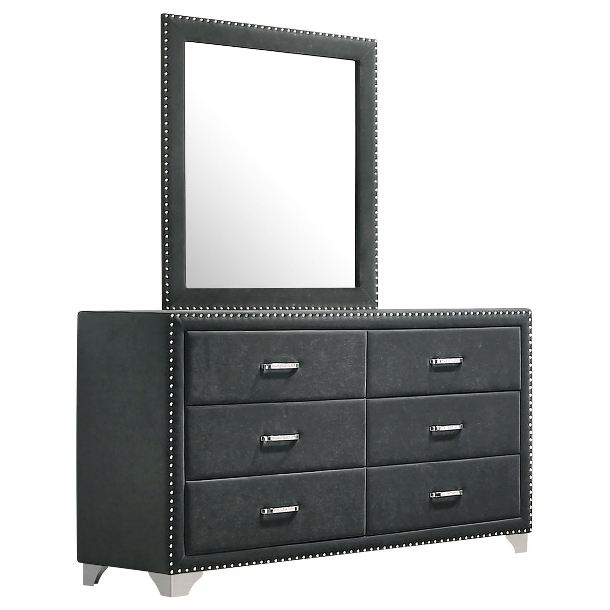 velvet dresser Melody Dresser with Mirror