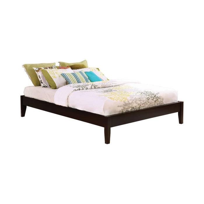 Hounslow California King, E.King, & Queen Universal Platform Bed Cappuccino