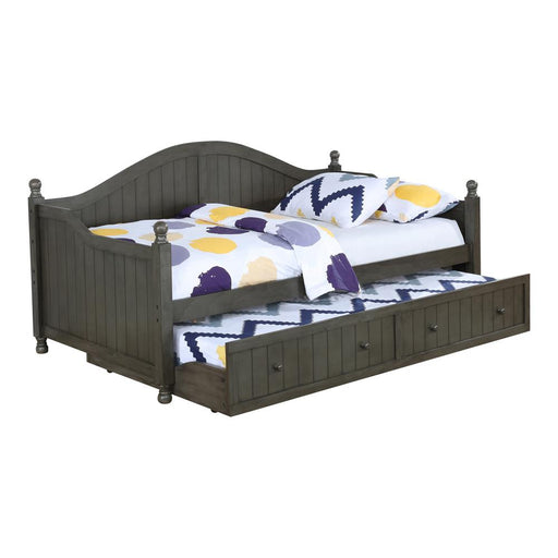 Julie Ann Twin Daybed with Trundle Warm Grey image