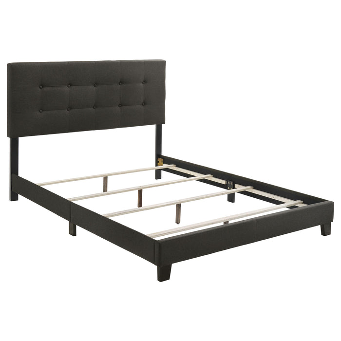 Mapes Tufted Upholstered Queen Bed Charcoal image