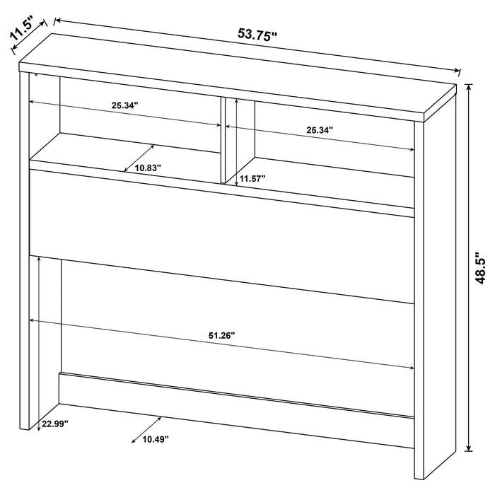 Westpark 5 Pc Twin & Full Bedroom Set Black, Brown & Natural