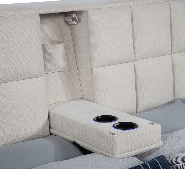 Dreux Panel Platform Bed