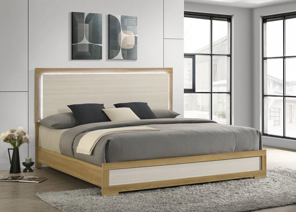 Hyland Panel Bed with LED Lighting
