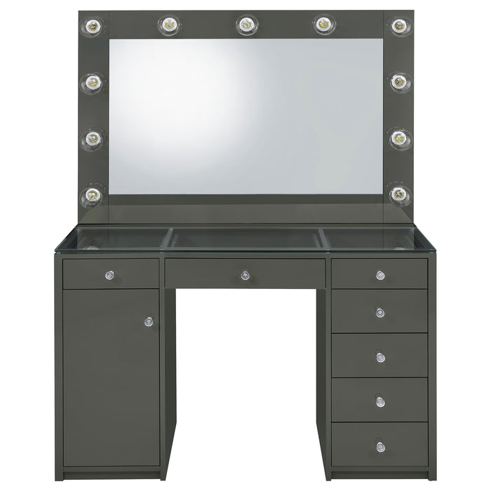 Acena Makeup Vanity Table with LED Mirror