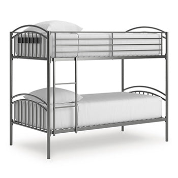 Lanceburg Bunk Bed with Ladder