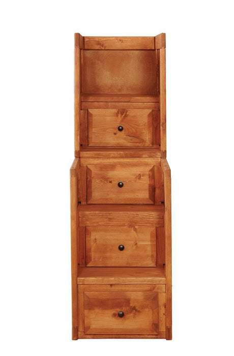 Wrangle Hill Amber Wash Stairway Chest