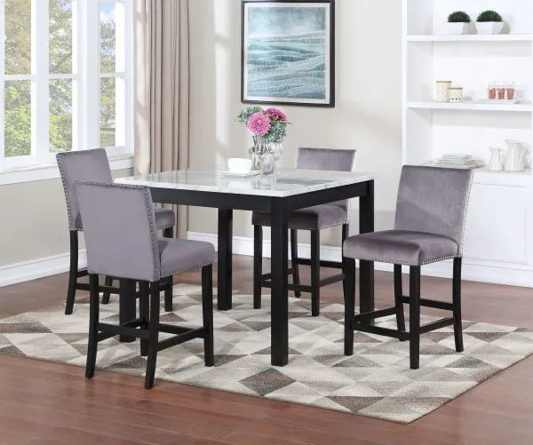 D153GY pc Dining Table Set
