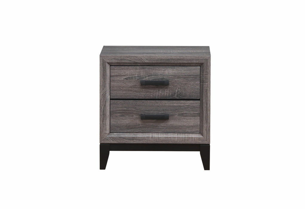 Elite Package Bedroom Set (Bed, Dresser, Mirror, chest, and nightstand), Mattress, Box, and rug