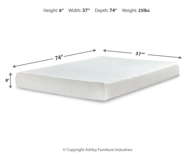 Chime 8 Inch Memory Foam Mattress in a Box