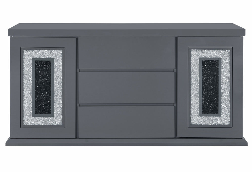 Signature Package ( Dining Table, 4chairs, Server, and Rug)