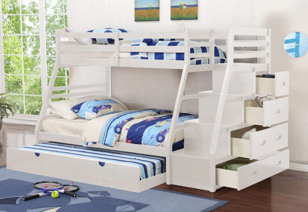T/F Bunk Bed with Trundle