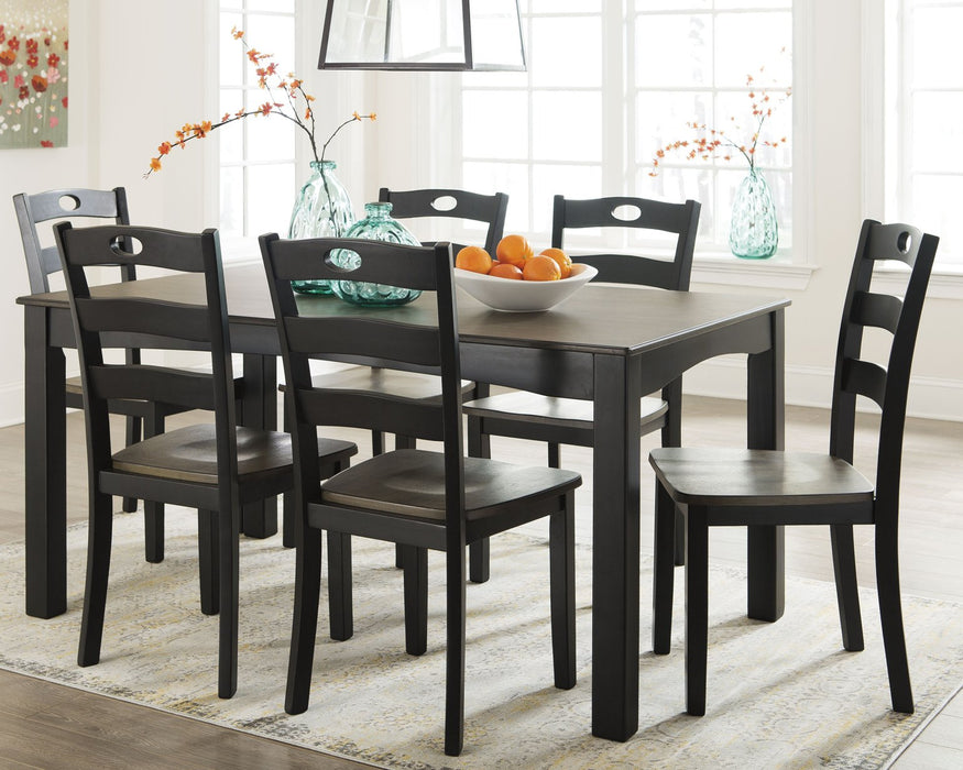 Froshburg Dining Table and Chairs (Set of 7) image
