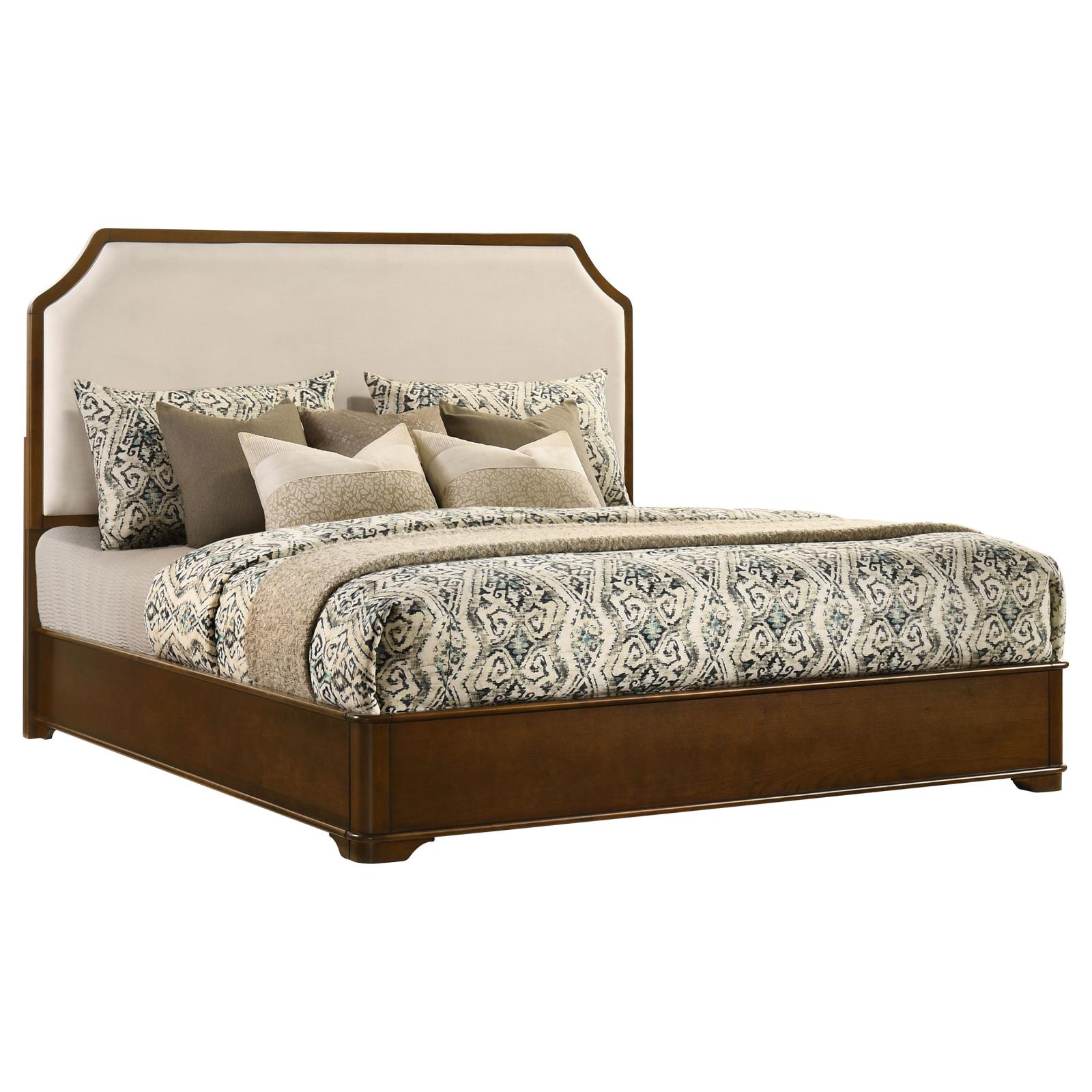 Garland 58-inch Eastern King Panel Bed Cream Brown Cherry - Image 3