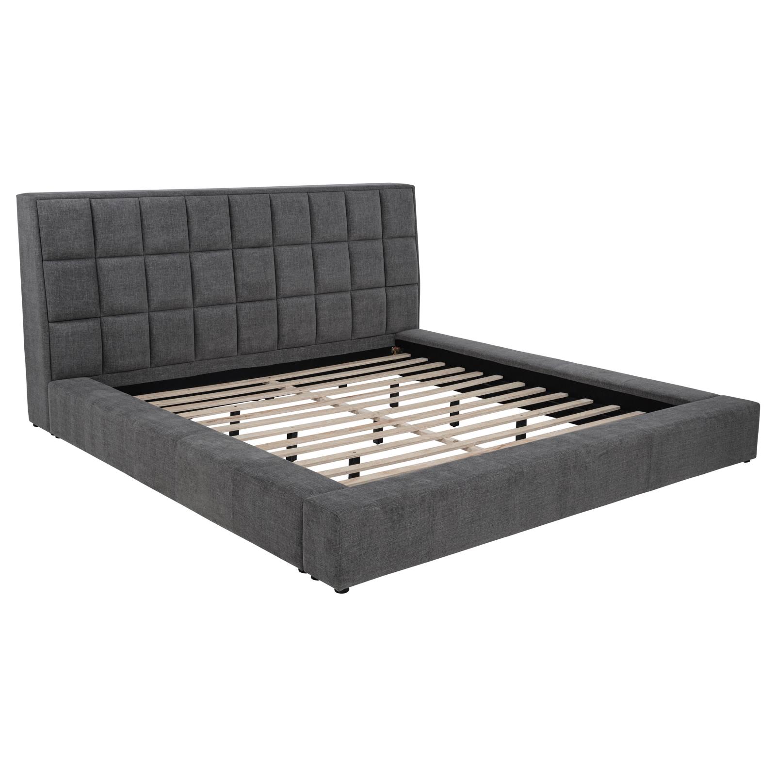 Dreux Upholstered Queen Panel Platform Bed - Image 15