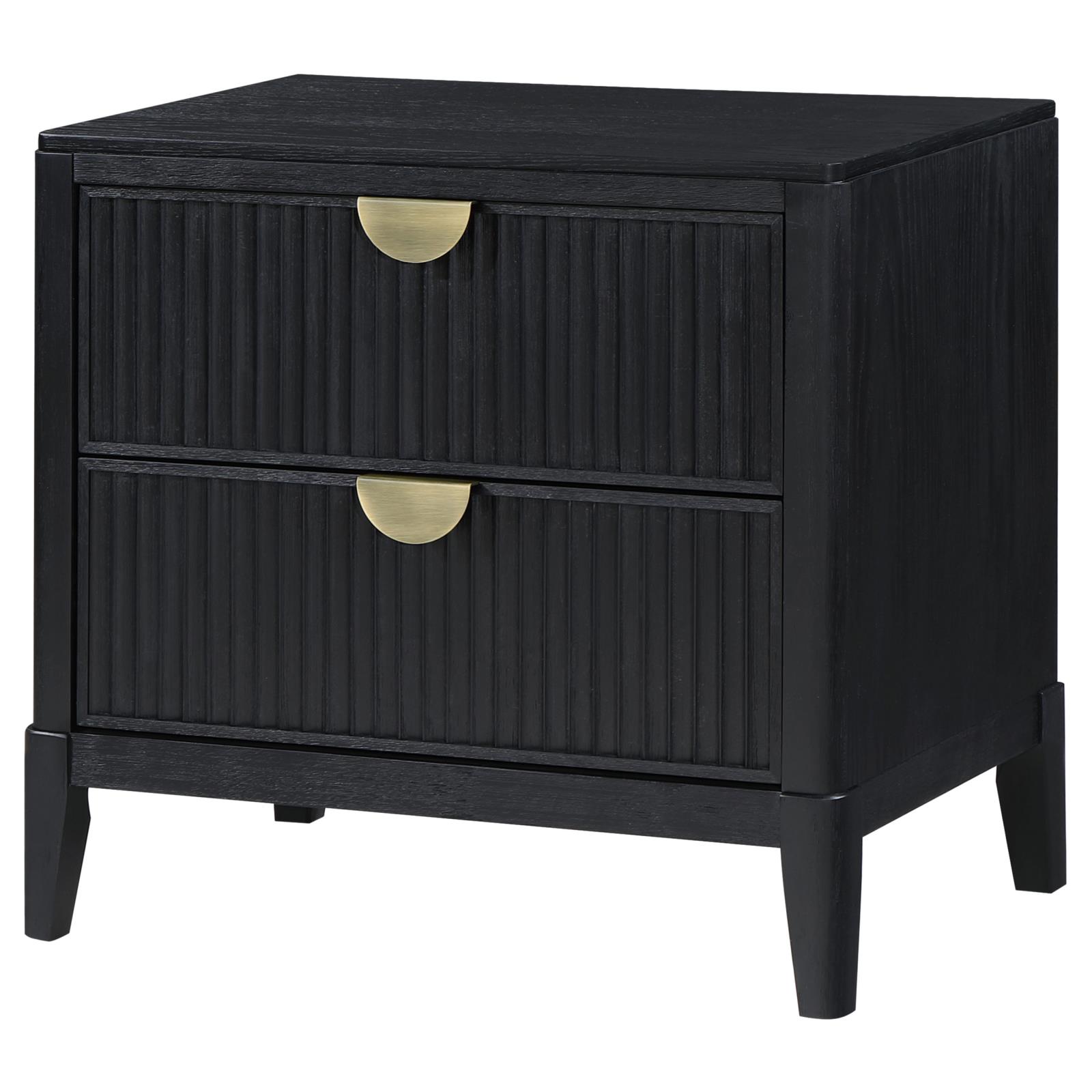 Brookmead 2-drawer Nightstand Black - Image 4