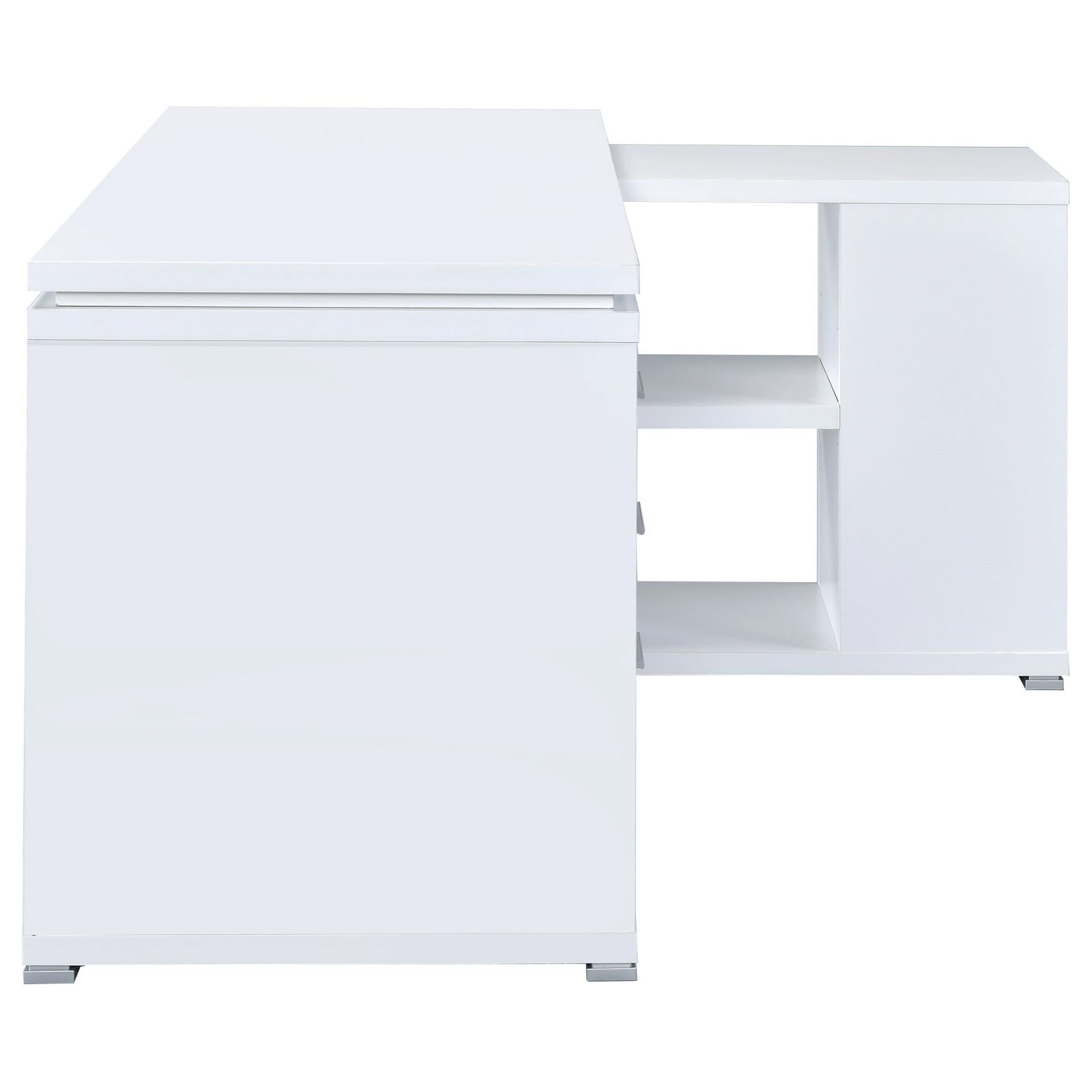 Yvette 60-inch 3-drawer L-Shape Computer Desk - Image 9