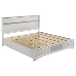 Miranda 51-inch Wood Eastern King Storage Panel Bed