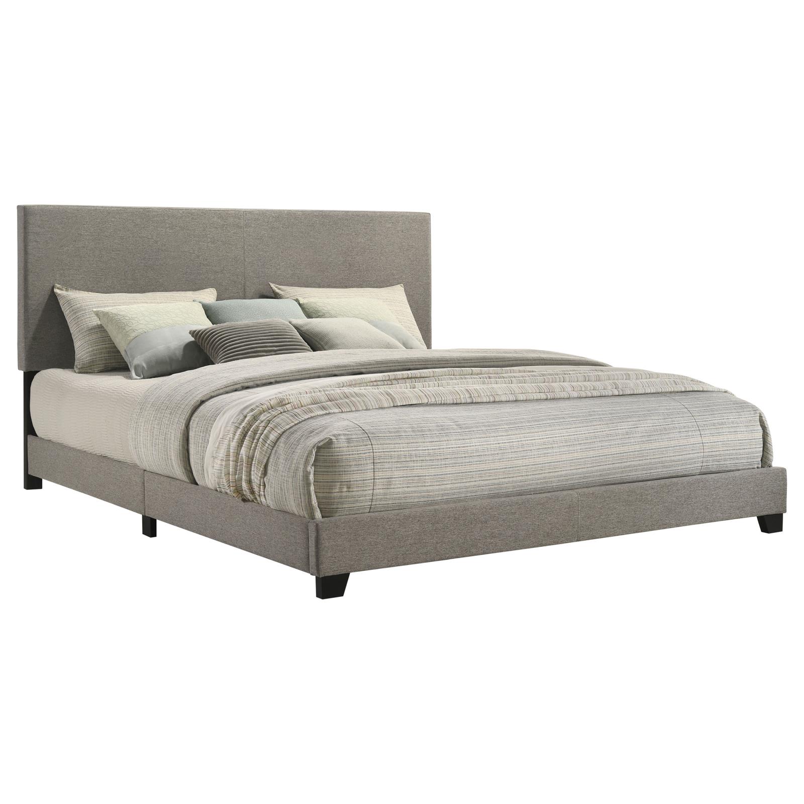 Dorian Fabric Upholstered Eastern King Panel Bed