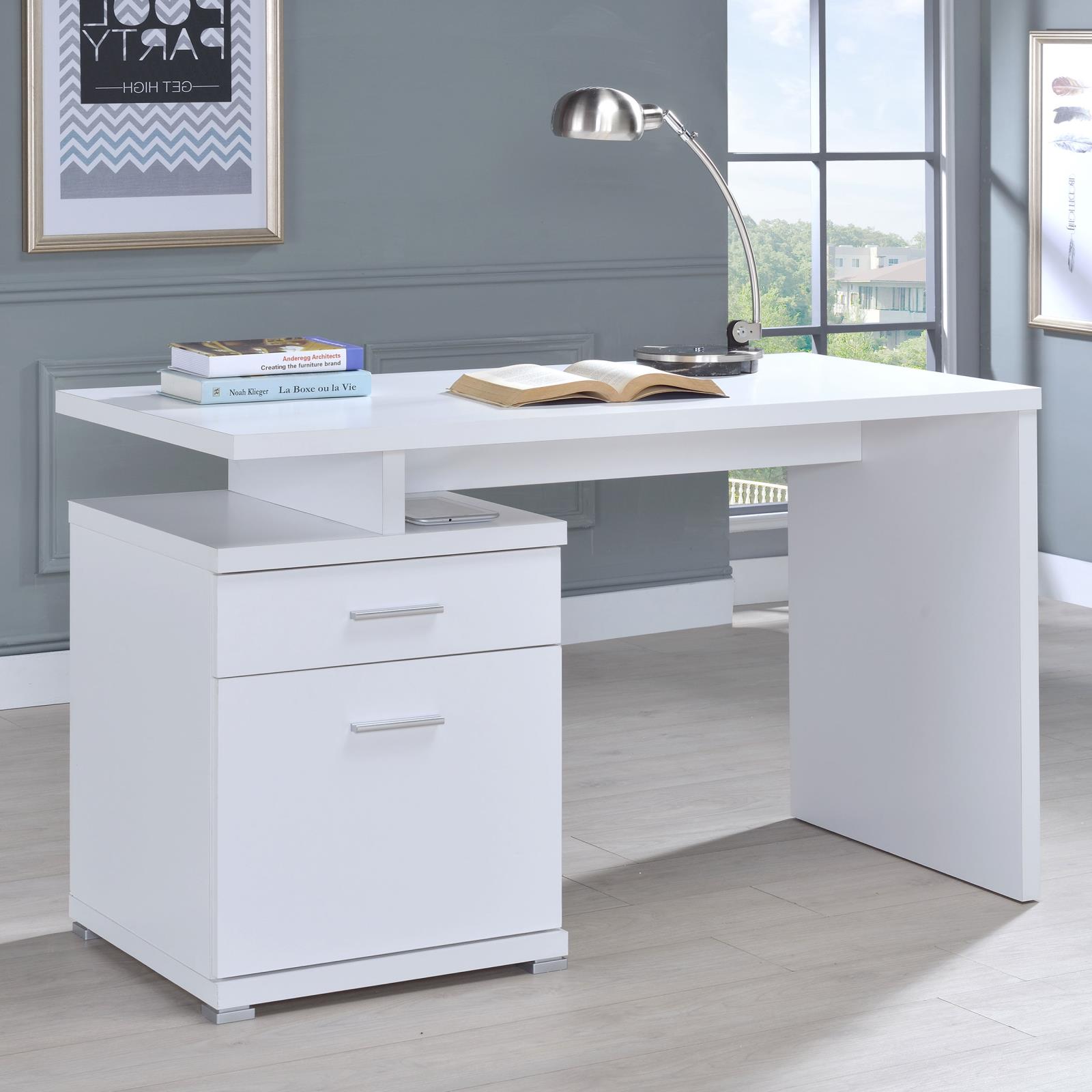 Irving 47-inch 2-drawer Office Computer Desk - Image 15