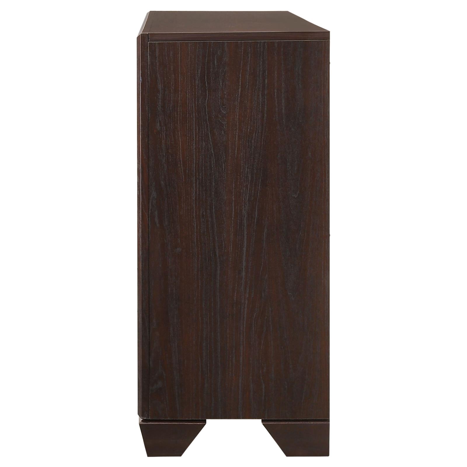 Kauffman 6-drawer Dresser Dark Cocoa - Image 5