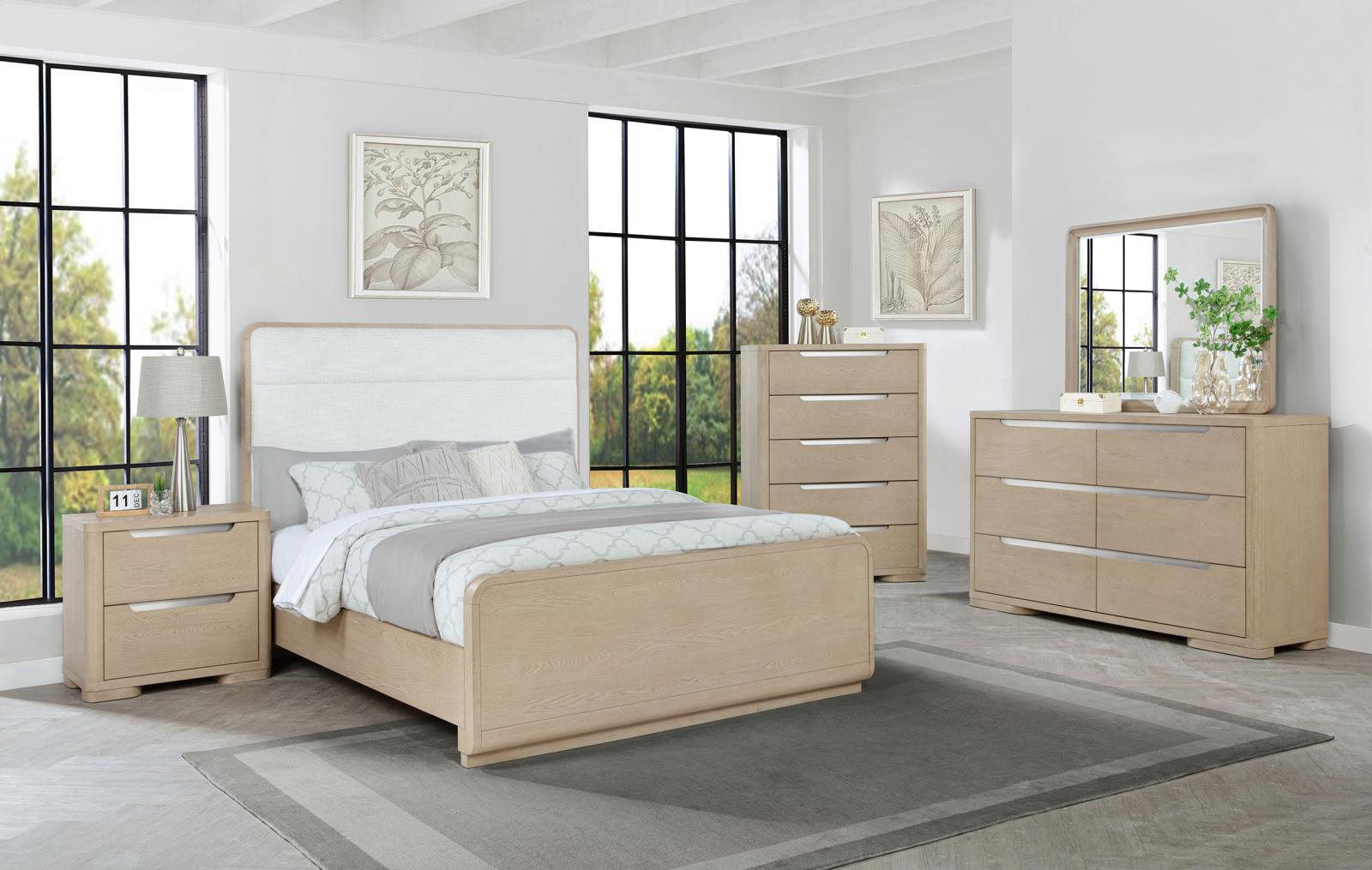 Ladera 56-inch Eastern King Panel Bed Light Elm - Image 12