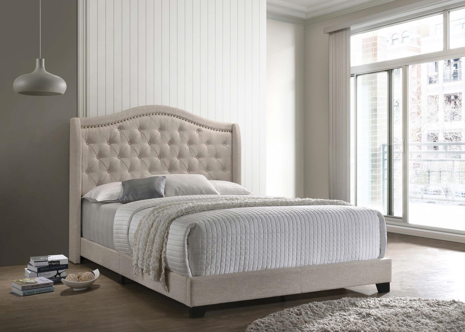Sonoma Upholstered Full Wingback Bed - Image 8
