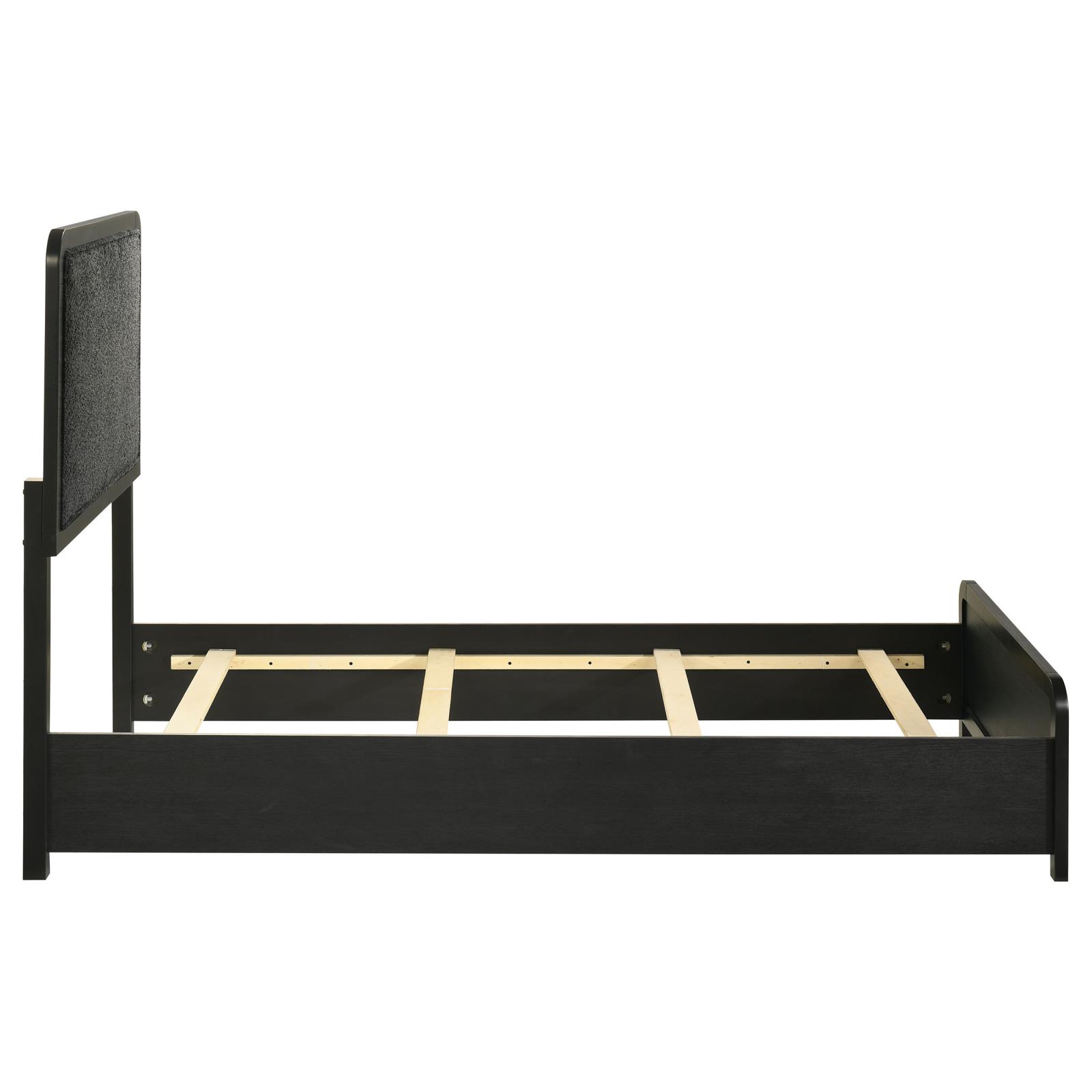 Cavelle 51-inch Upholstered Twin Panel Bed Black - Image 6