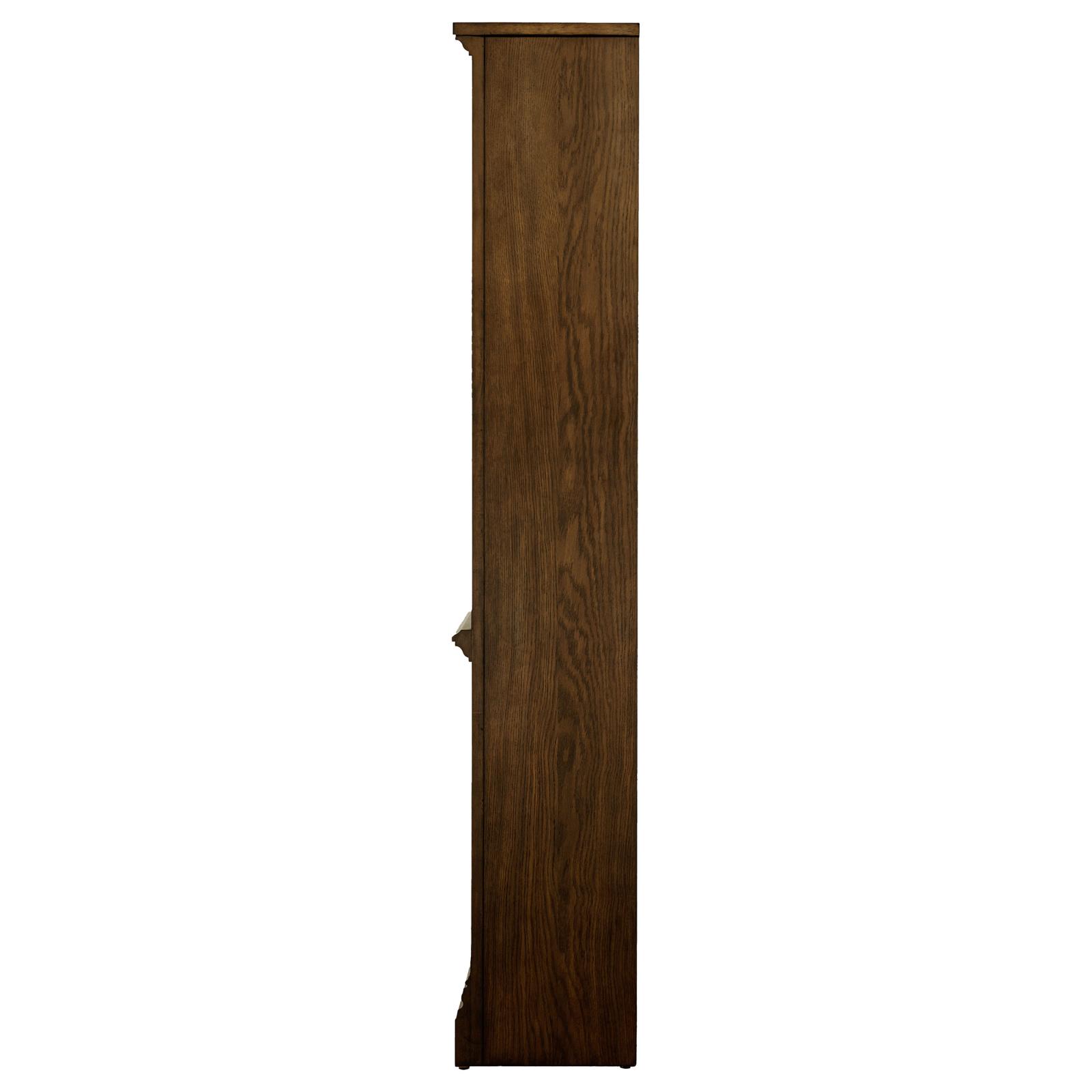 Hartshill 78-inch 5-shelf Bookcase Burnished Oak - Image 4