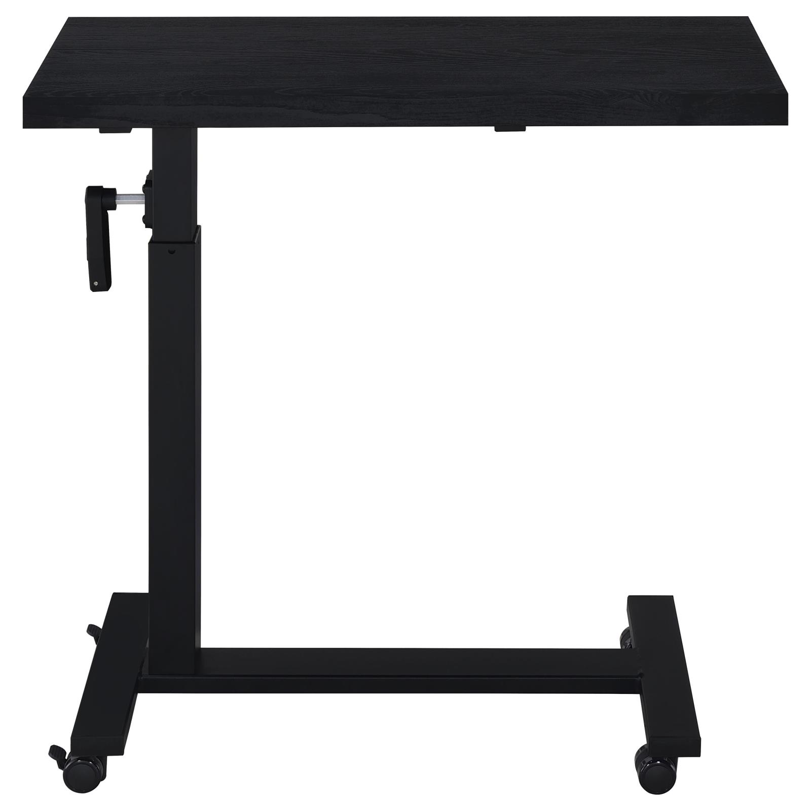 Westpark Height Adjustable Mobile Bedroom C-Table Black - Image 6