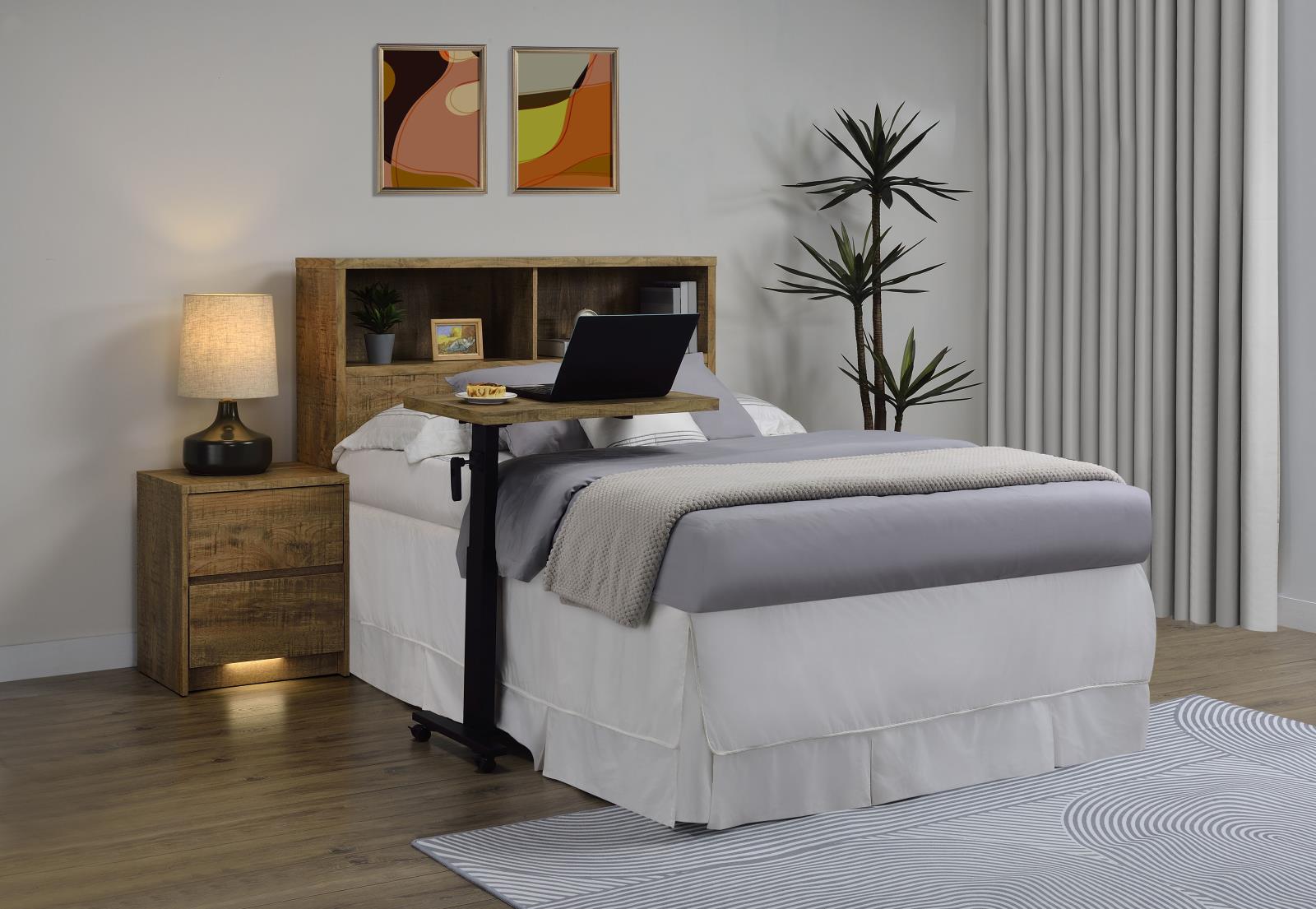 Westpark 49-inch Full Bookcase Headboard Mango - Image 10