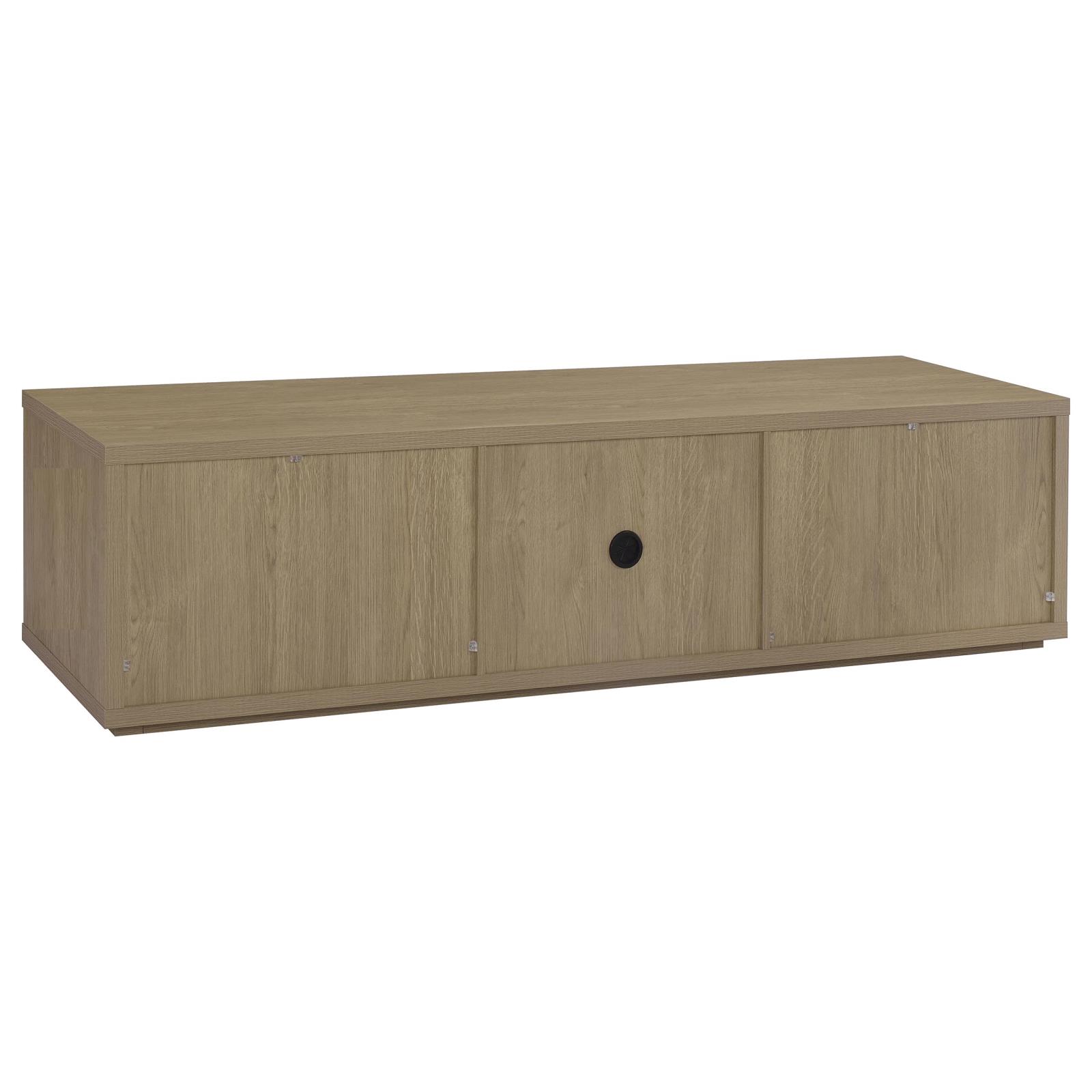 Ingram 4-Door TV Stand for TVs up to 85 Inches Latte - Image 6