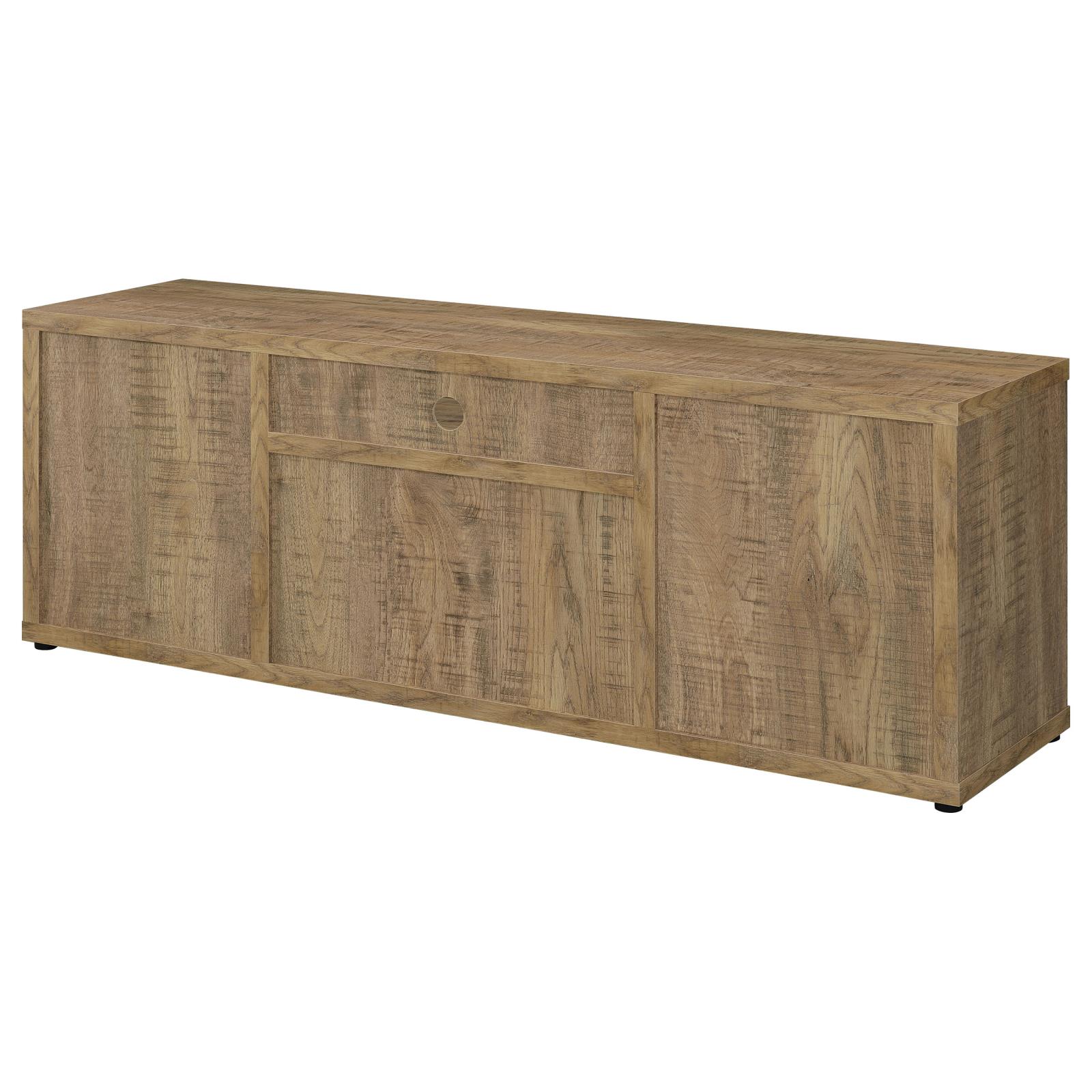 Tabby TV Stand for TVs up to 65 Inches with 4-Door Storage in Mango - Image 9