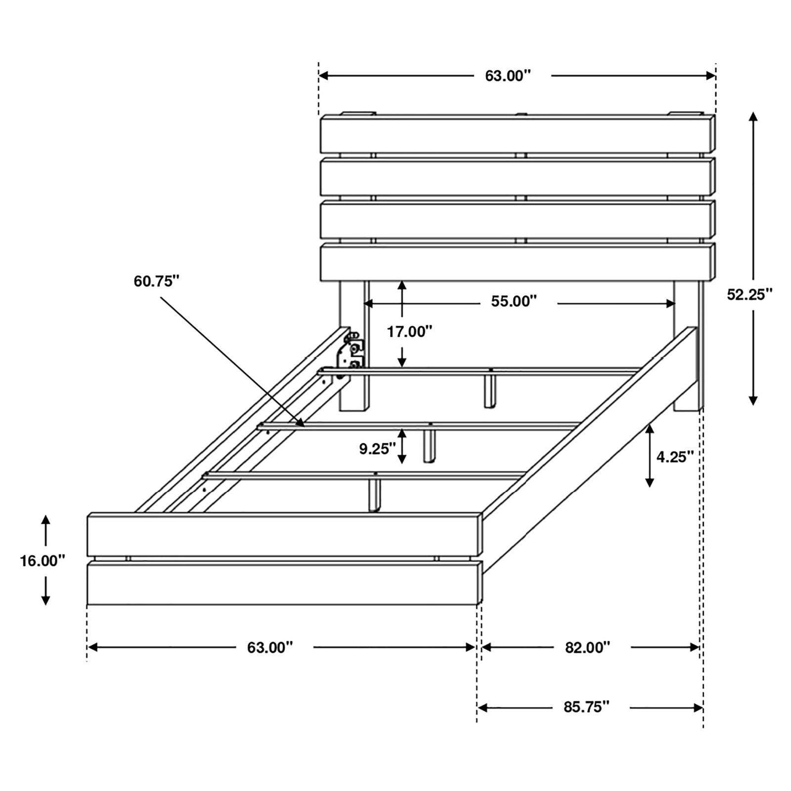 Brantford Wood Queen Panel Bed Coastal White - Image 6