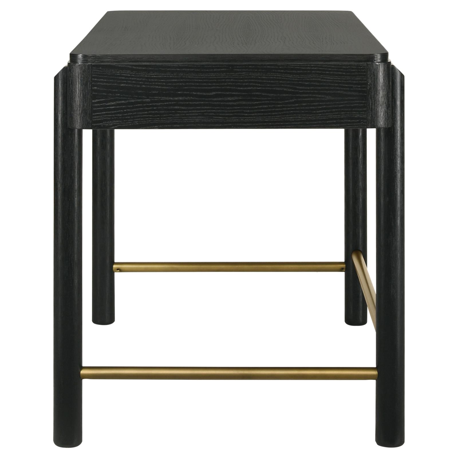 Arini 2-drawer Vanity Desk Makeup Table Black - Image 6