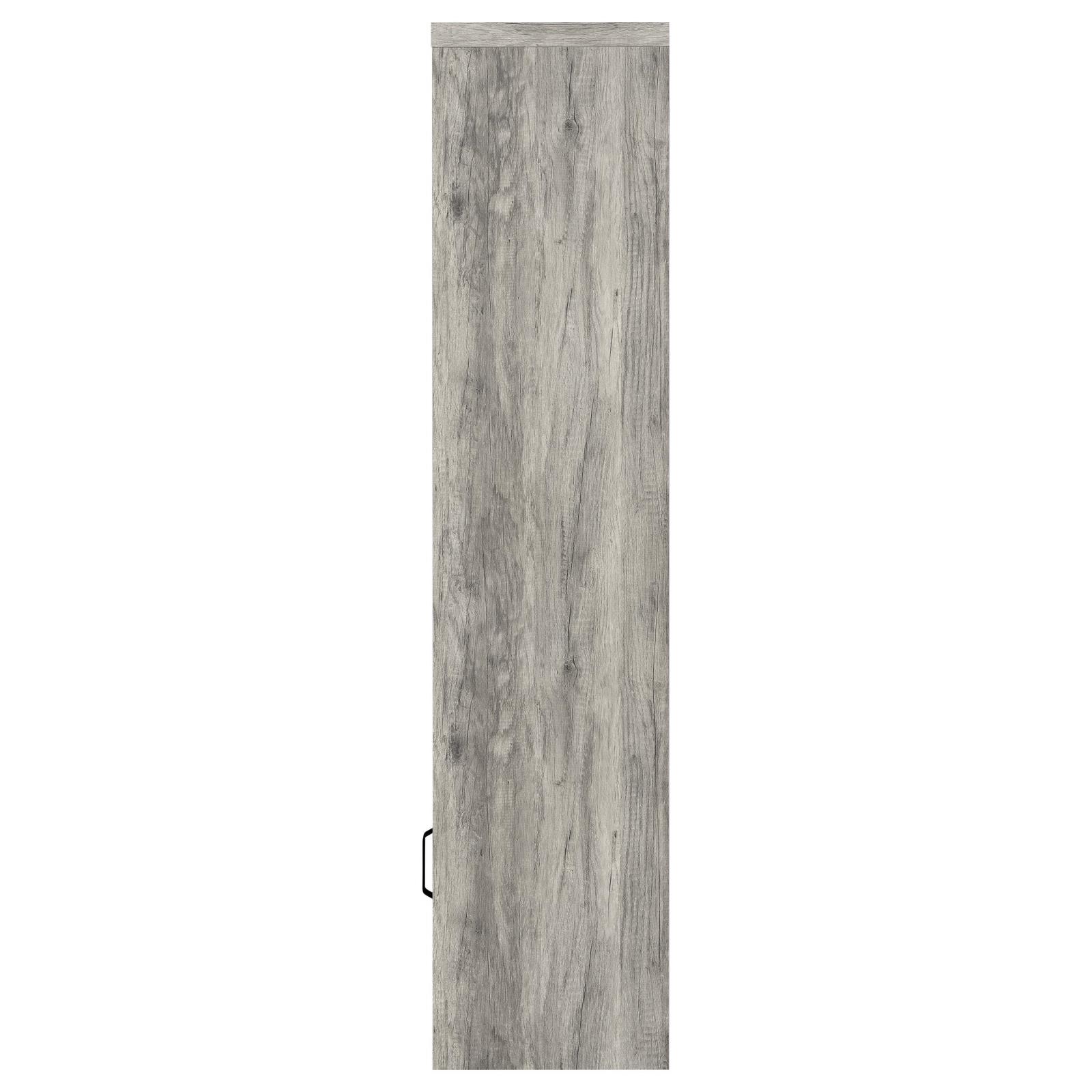 Burke 3-piece 59-inch TV Entertainment Center Grey Driftwood - Image 12