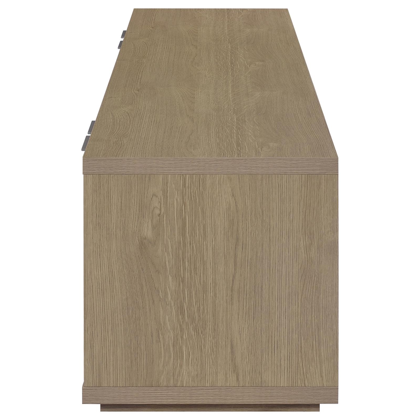 Ingram 4-Door TV Stand for TVs up to 85 Inches Latte - Image 8