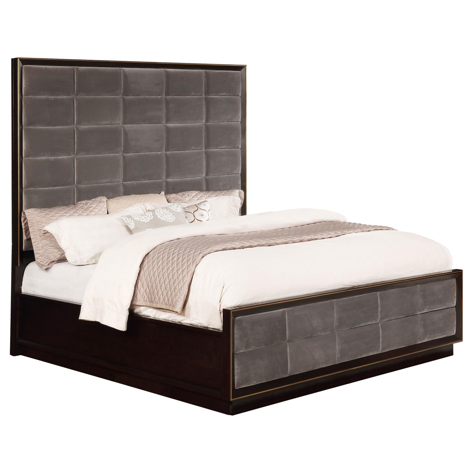 Durango 77-inch Eastern King Panel Bed Smoked Peppercorn - Image 3