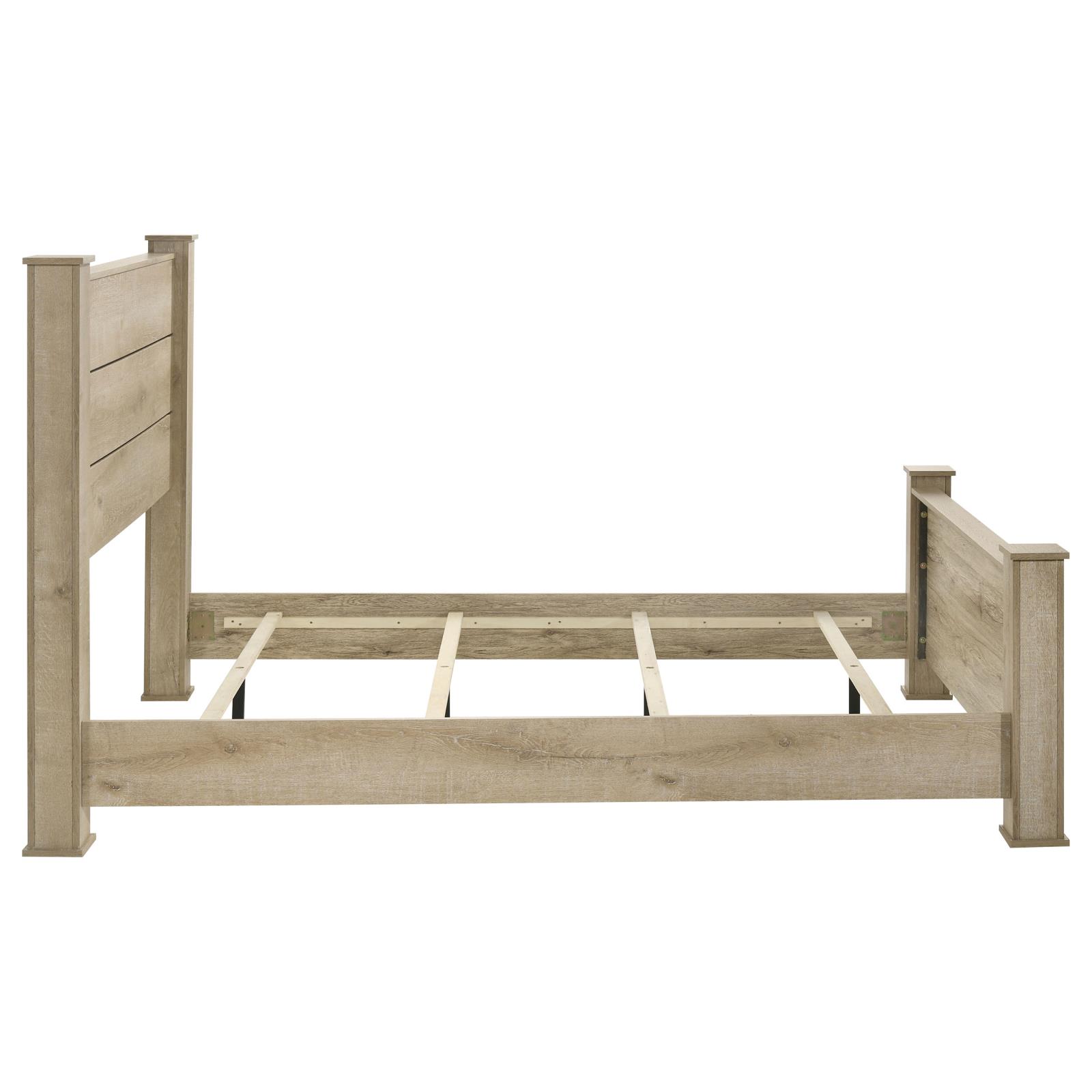 Oakglen 55-inch Eastern King Panel Bed Weathered Oak - Image 6