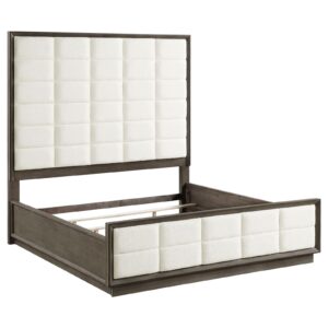Durango 80-inch Eastern King Panel Bed Taupe Oak