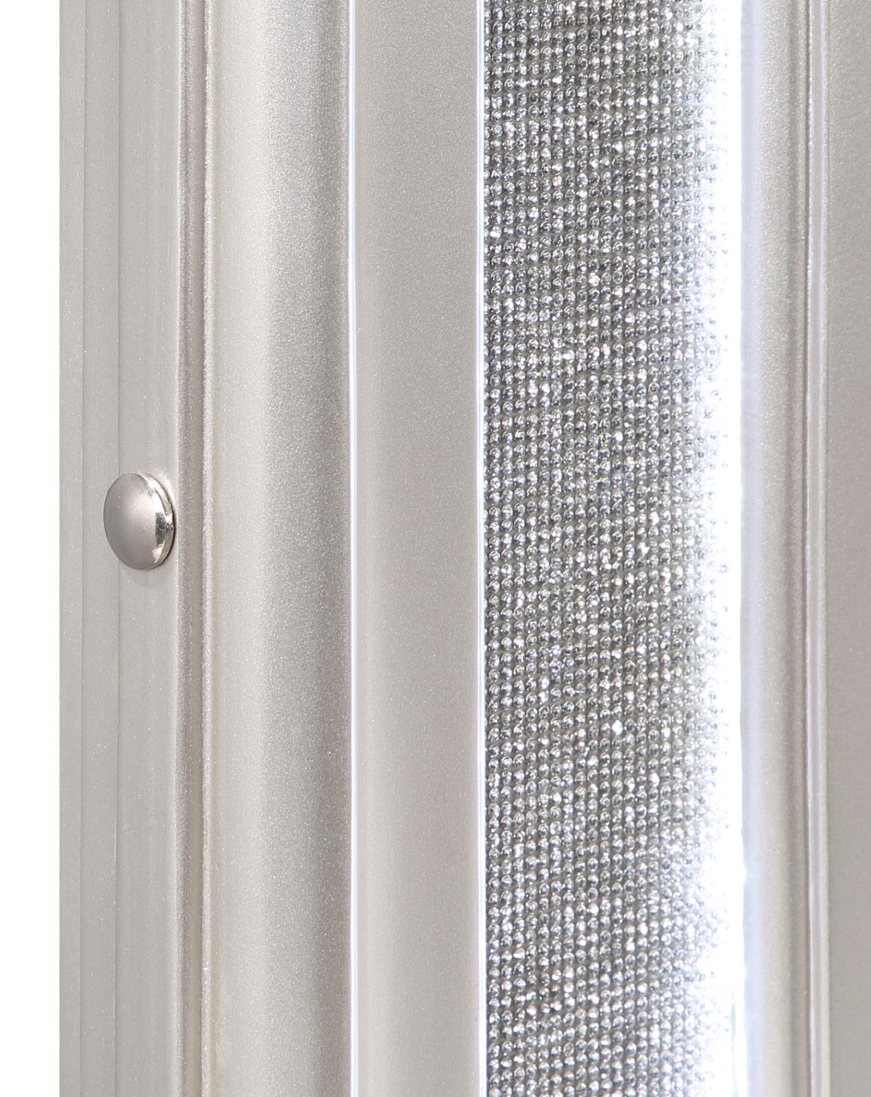 Evangeline Dresser Mirror Silver Oak - Image 4