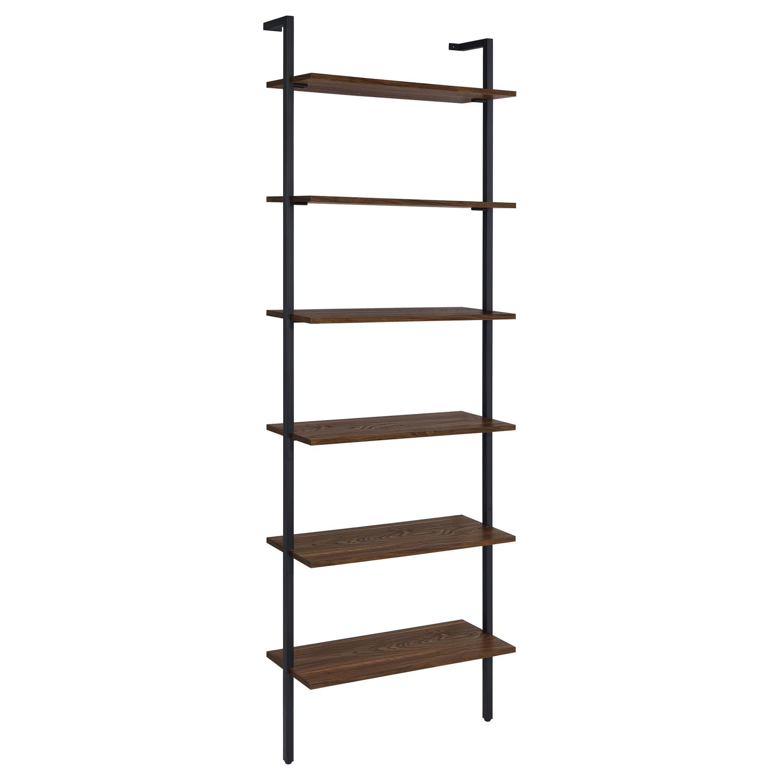 Owens 3-piece 96-inch Wall Mounted Bookshelf Set Walnut - Image 10