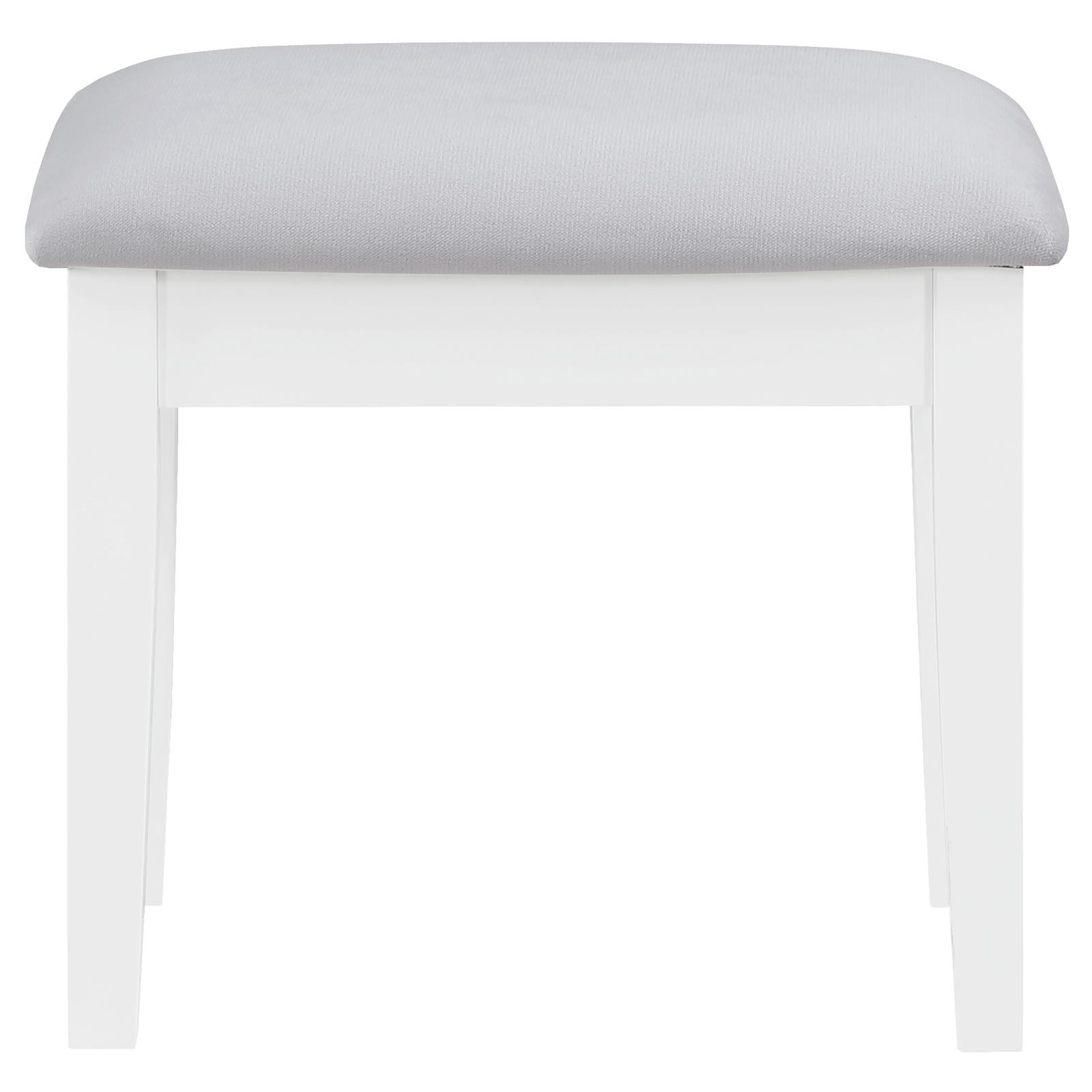 Regina Makeup Vanity Table Set with Lighting White - Image 12