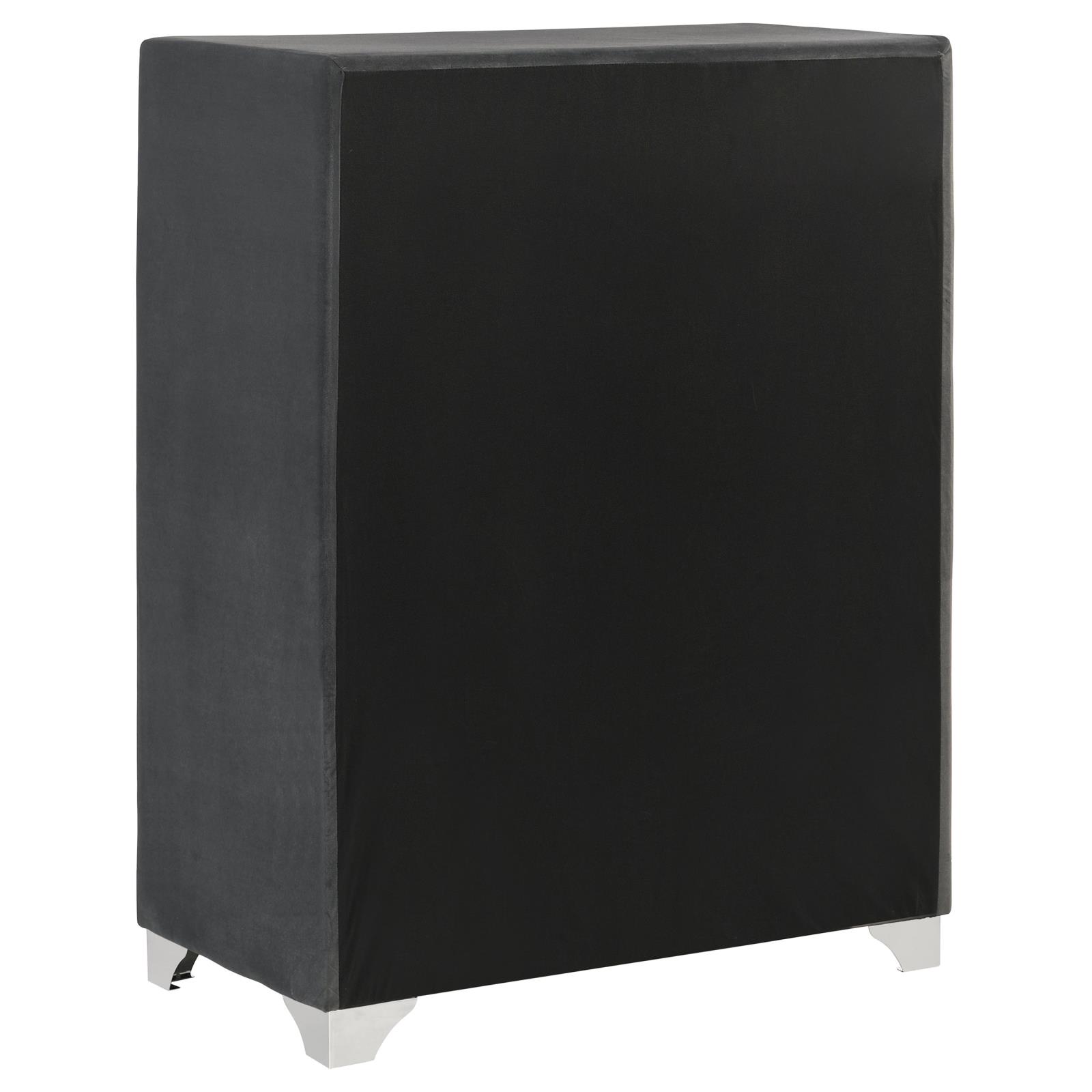 Melody 5-drawer Bedroom Chest Grey - Image 6