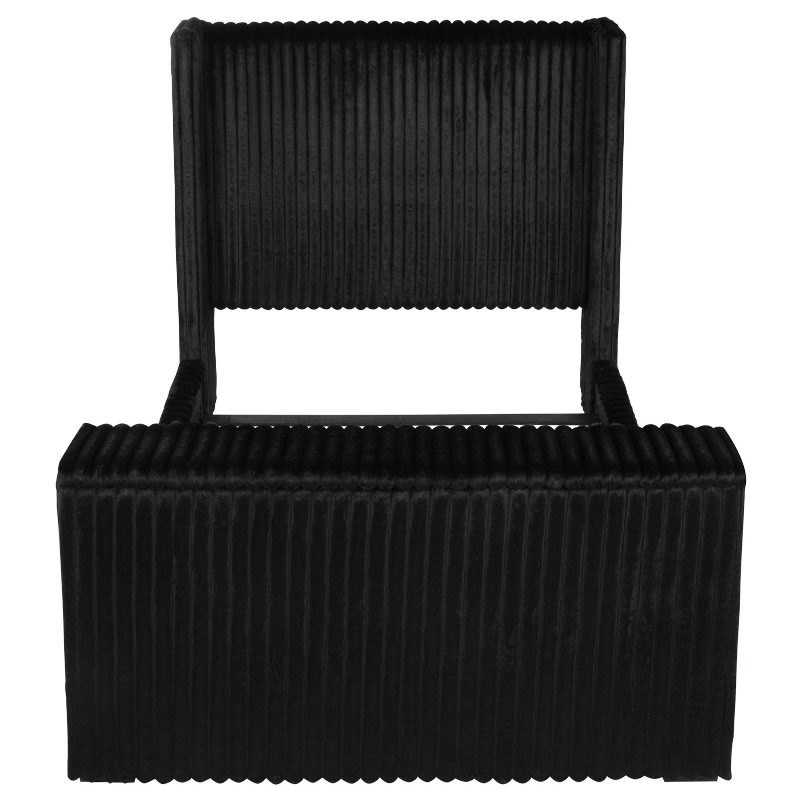 Centergrove Upholstered Queen Wingback TV Bed Black - Image 6