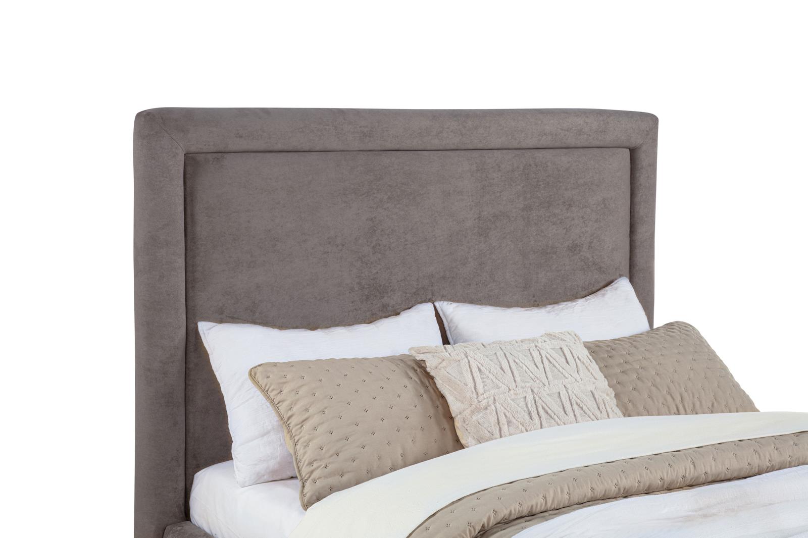 Lawson 54-inch Upholstered Full Panel Platform Bed Mushroom - Image 7