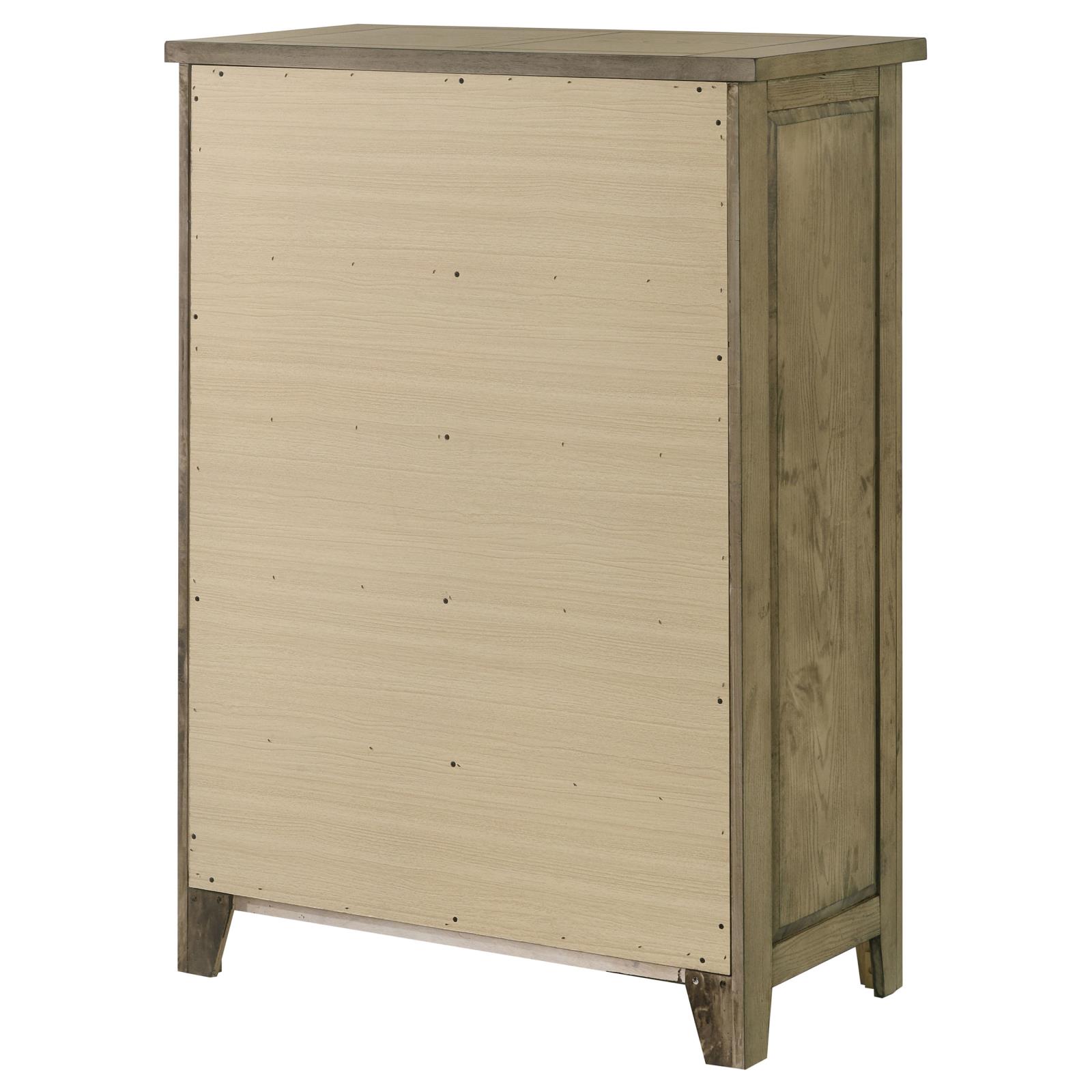 Hazlewood 5-drawer Bedroom Chest of Drawers Vineyard Oak - Image 8