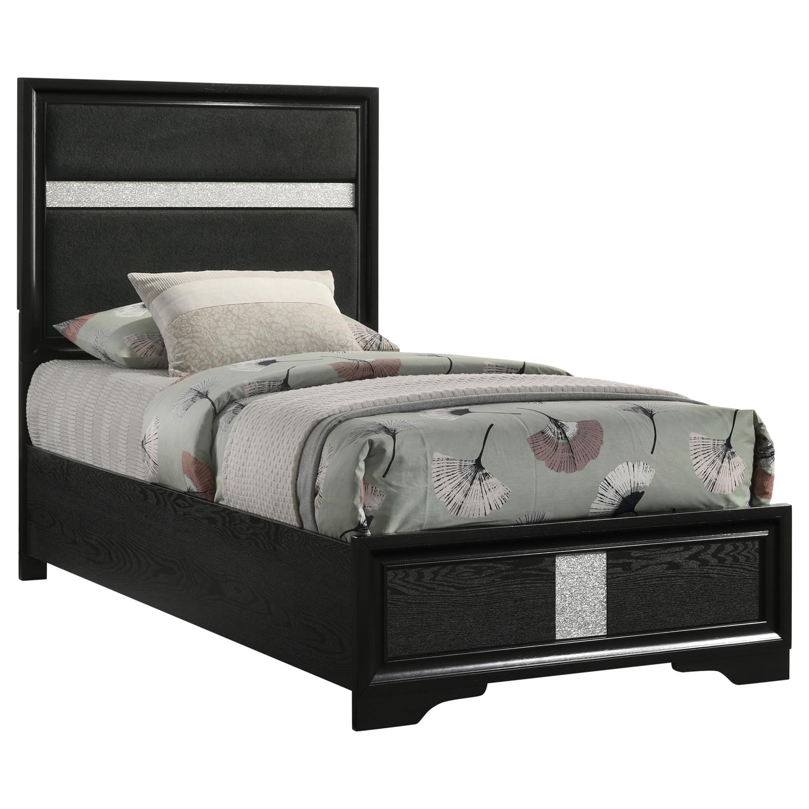 Miranda 54-inch Upholstered Twin Panel Bed - Image 13