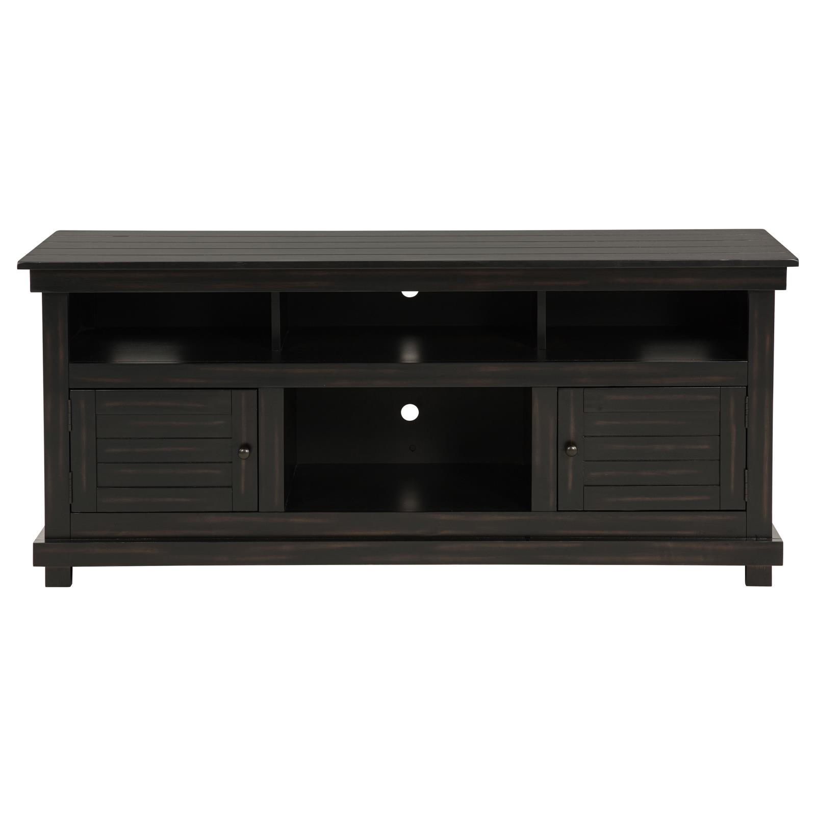 Payne 60-inch TV Stand Media Console Distressed Java - Image 3